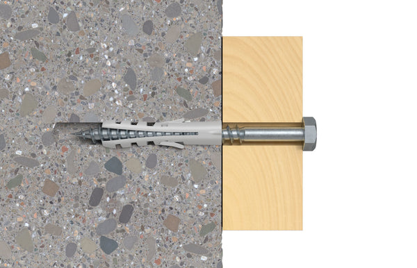Fischer 50112 skrueanker og vægudtag 25 stk Vægstik 60 mm