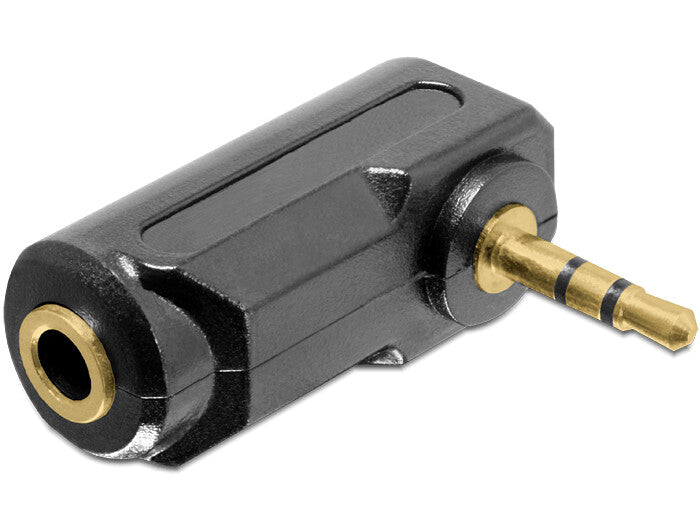 DeLOCK 65364 kabel kønsskifter 3.5 mm Sort