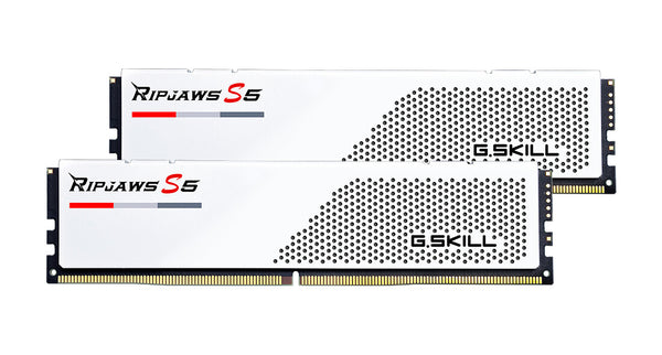G.Skill Ripjaws S5 / F5-6000J3040F16GX2-RS5W hukommelsesmodul 32 GB 2 x 16 GB DDR5 4800 MT/s 288-pin DIMM