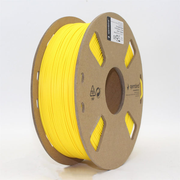 Gembird 3DP-PLA1.75-01-Y 3D print materiale Polymælkesyre (PLA) Gul 1,4 kg