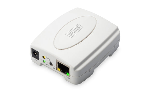 Digitus DN-13003-2 printserver Ethernet LAN Hvid
