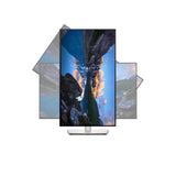 DELL UltraSharp U2422H computerskærm 60,5 cm (23.8") 1920 x 1080 pixel Fuld HD LCD Sølv