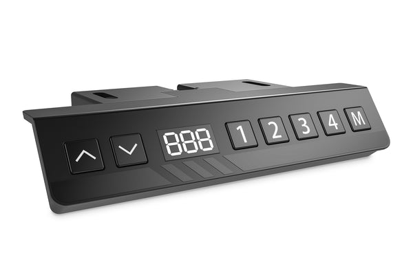 Digitus DA-90453 stel til skrivebord Elektrisk 3 ben Hvid