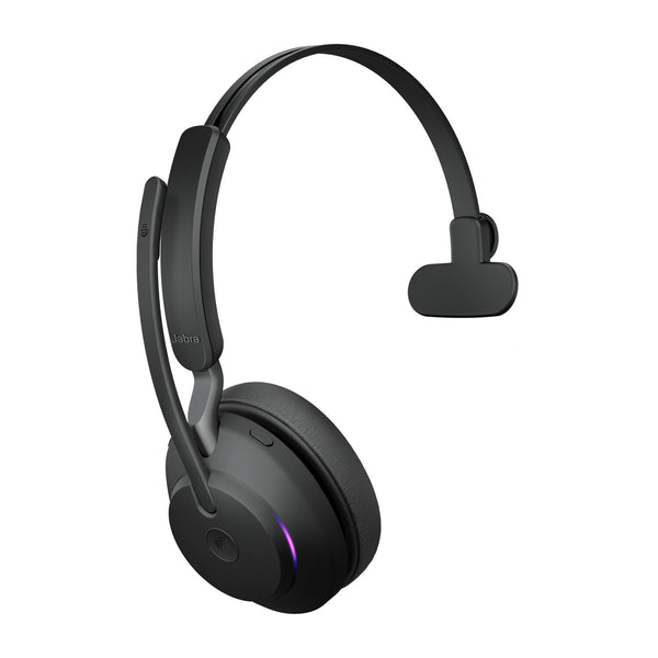 Jabra Evolve2 65 Headset Trådløs Kontor/Callcenter USB Type-C Bluetooth Sort