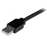 StarTech.com USB2AAEXT15M USB-kabel USB 2.0 15 m USB A Sort