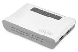 Digitus DN-13024 printserver Ethernet LAN/Wireless LAN Hvid