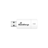 MediaRange MR970 USB-nøgle 4 GB USB Type-A 2.0 Rød, Hvid