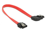 DeLOCK 83967 SATA-kabel 0,2 m SATA 7-pin Sort, Rød