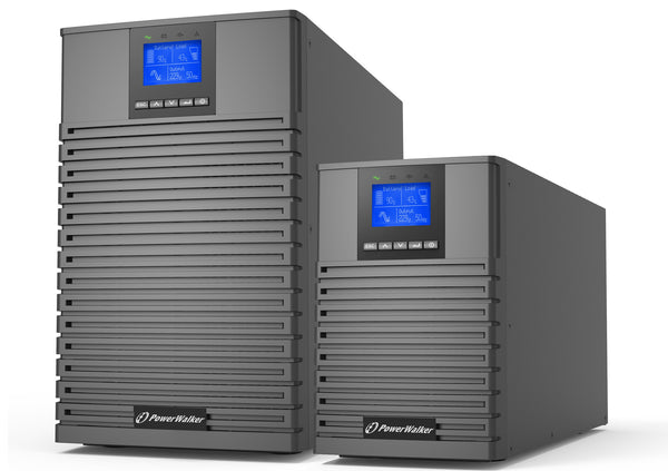PowerWalker VFI 3000 ICT IoT UPS-enhed Dobbeltkonvertering (online) 3 kVA 3000 W 9 AC stikkontakt(er)