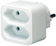 Brennenstuhl 1508030 strømstik adapter Hvid