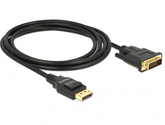 DeLOCK 85313 videokabel adapter 2 m DisplayPort DVI-D Sort