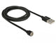 DeLOCK 85724 USB-kabel USB 2.0 1,1 m USB A 0,48 Gbit/sek. Sort