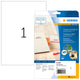 HERMA 8964 print etiket Transparent Selvklæbende printeretiket