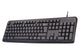 Deltaco Tastatur, nordisk layout, USB, sort