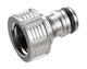 Gardena 18240-20 vandslange beslag Tap stik Metal Metallic 1 stk