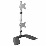 StarTech.com ARMDUOVS skærmbeslag og -stativer 68,6 cm (27") Skrivebord Sort, Sølv