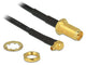 DeLOCK 88936 koaxial kabel RG-174 0,32 m RP-SMA MMCX Sort