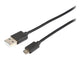 Prokord USB-0010 USB-kabel USB 2.0 0,5 m USB A Micro-USB B Sort