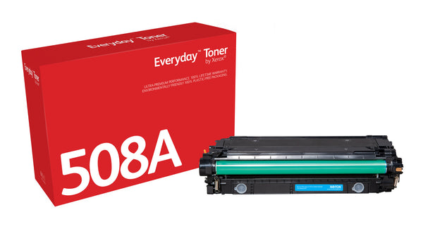 Everyday™ Cyan Toner by Xerox compatible with HP 508A (CF361A), Standard kapacitet