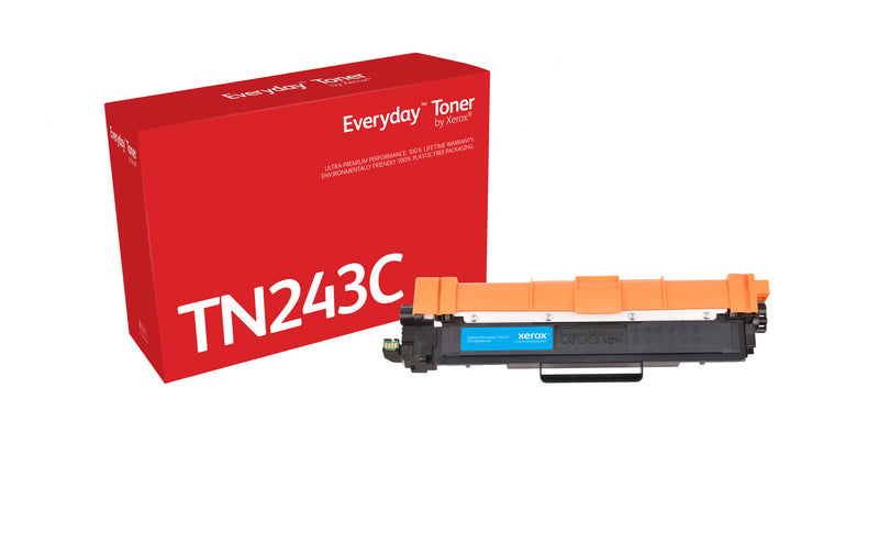 Everyday™ Cyan Toner by Xerox compatible with Brother TN-243C, Standard kapacitet