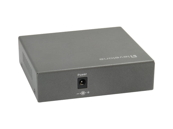 LevelOne GEP-0523 netværksswitch Gigabit Ethernet (10/100/1000) Strøm over Ethernet (PoE) Sort