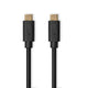 Port Designs 900074 USB-kabel 1 m USB C 10 Gbit/sek. 60 W Sort