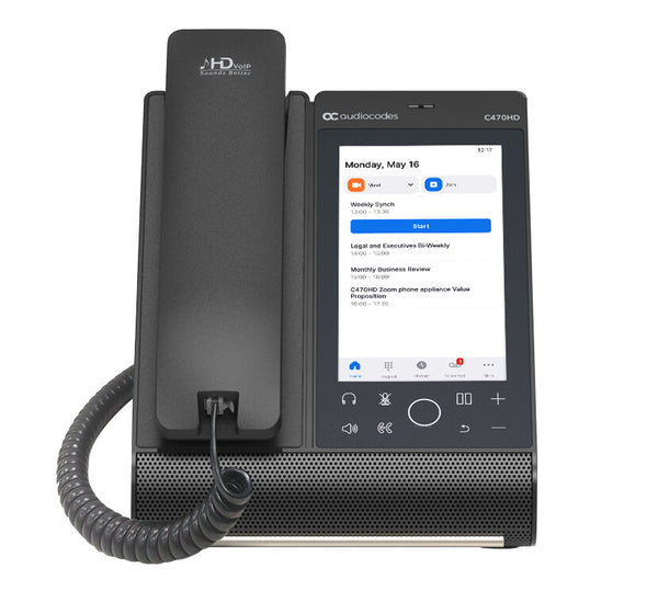 AudioCodes C470HD IP-telefon Sort TFT