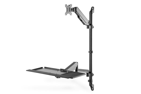 Digitus DA-90372 skærmbeslag og -stativer 81,3 cm (32") Skrivebord Sort