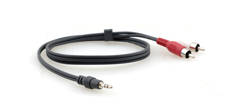 Kramer Electronics C-A35M/2RAM-15 lydkabel 4,6 m 3.5mm 2 x RCA Sort