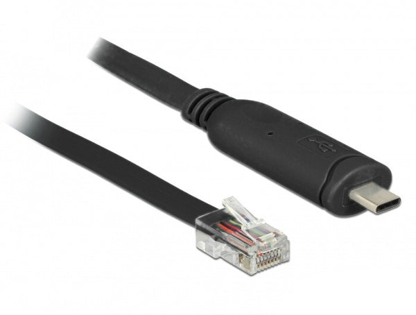 DeLOCK 63912 serielkabel Sort 2 m USB Type-C RJ45