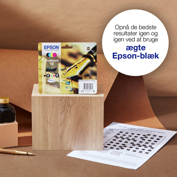 Epson Pen and crossword Singlepack Cyan 16XL DURABrite Ultra