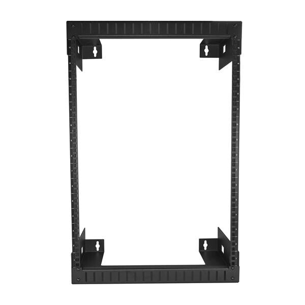 StarTech.com RK15WALLO stativ 15U Vægmonteret stativ Sort