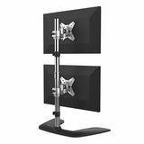 StarTech.com ARMDUOVS skærmbeslag og -stativer 68,6 cm (27") Skrivebord Sort, Sølv