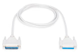 Digitus AK-610201-020-E serielkabel Beige 2 m DSUB, 25-pin