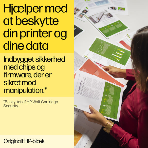 HP Original 973X PageWide-patron med høj kapacitet, sort