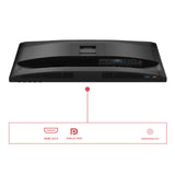 AOC U34E2M computerskærm 86,4 cm (34") 3440 x 1440 pixel Wide Quad HD Sort