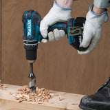 Makita DHP482RFX9 Akku-Schlagbohrschrauber 18V 1900 rpm Nøglefri 1,5 kg Sort, Grøn