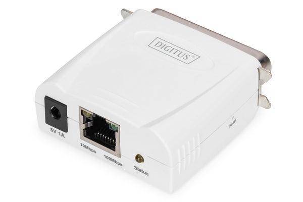 Digitus DN-13001-1 printserver Ethernet LAN Hvid