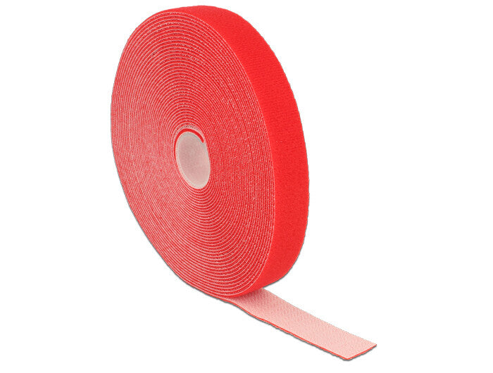 DeLOCK 18724 velcro lynlås Rød 1 stk
