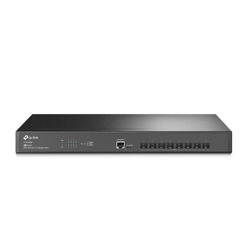 TP-Link JetStream TL-SX3008F netværksswitch Administreret L2/L3 Sort
