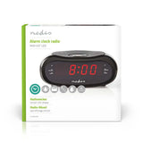 Nedis CLAR001BK vækkeur Digital alarmur Sort