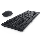 DELL KM5221W tastatur Mus inkluderet Kontor RF trådløst QWERTZ Tysk Sort