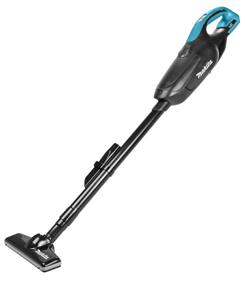 Makita DCL182ZB stav støvsuger & elektrisk kost 2-i-1 stangstøvsuger Batteri Dry Støvpose Sort, Turkis