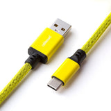 Cablemod CM-PKCA-CYAY-KY150KY-R USB-kabel 1,5 m USB A USB C Gul