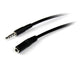 StarTech.com 1m 3.5mm/3.5mm lydkabel Sort