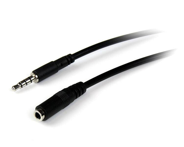 StarTech.com 1m 3.5mm/3.5mm lydkabel Sort