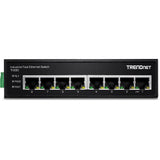 Trendnet TI-E80 netværksswitch Ikke administreret Fast Ethernet (10/100) Sort