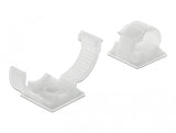 DeLOCK 60178 kabelholder Hvid 10 stk