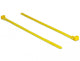 DeLOCK 18759 kabelsamler Udløselig kabelbinder Nylon Gul 100 stk