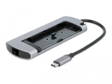 DeLOCK 87767 dockingstation Ledningsført USB 3.2 Gen 1 (3.1 Gen 1) Type-C Grå